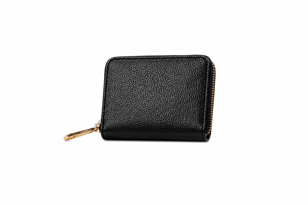 Mini Zip-Around Purse in ORVA plant-based material – view 1