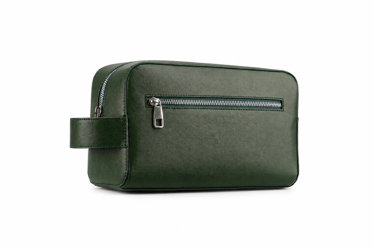 Travel Wash Bag in ORVA plant-based material – view 1