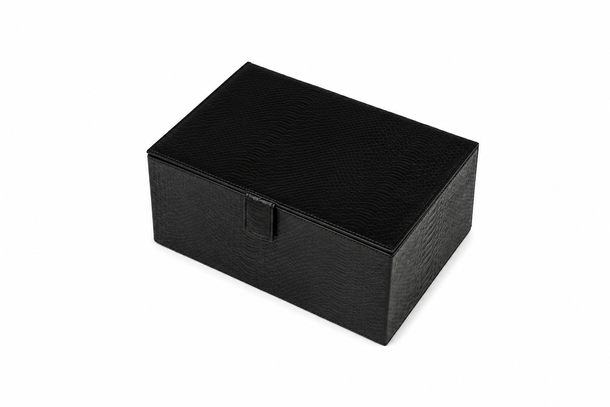 Watch & Accessory Organiser Box in ORVA plant-based material – view 1
