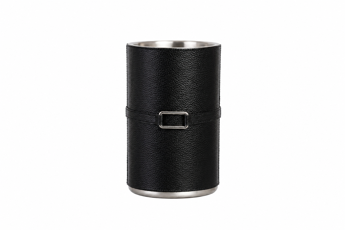 Wine Chiller with Buckle Detail in ORVA plant-based material – view 1